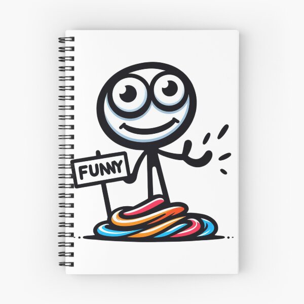 Item preview, The Laughing Adventure: FUNNY Sign Exploration sticker designed and sold by artdesignby.