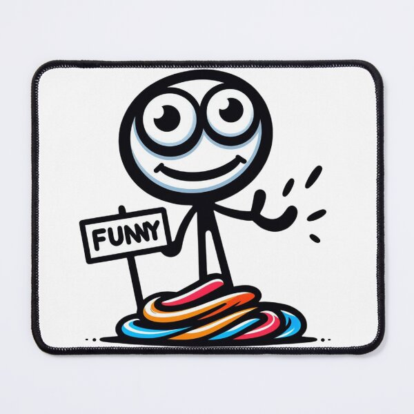 Item preview, The Laughing Adventure: FUNNY Sign Exploration sticker designed and sold by artdesignby.