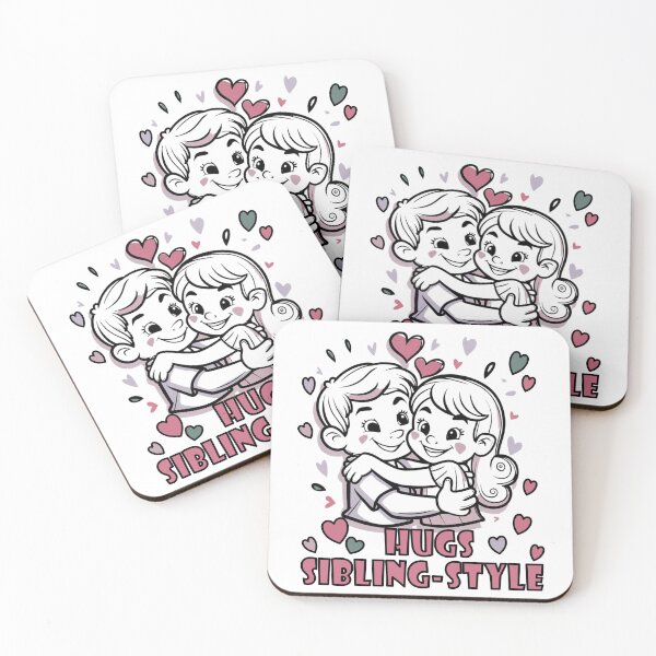 Item preview, Hugs siblings-style Happy siblings day designed and sold by Taans-Creation.