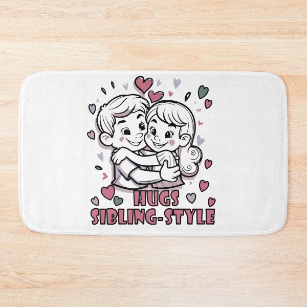 Item preview, Hugs siblings-style Happy siblings day designed and sold by Taans-Creation.