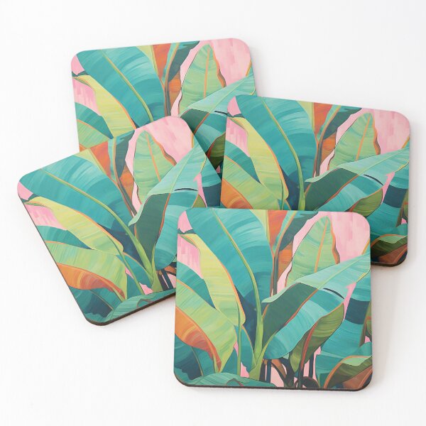 Item preview, Colorful Banana Leaves designed and sold by KidRangoon.