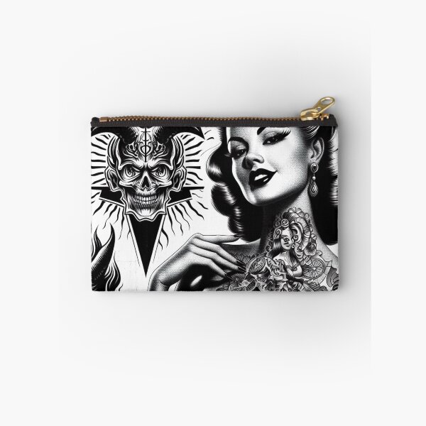 Item preview, Hot Tattooed Pin-up designed and sold by PulpVintage.