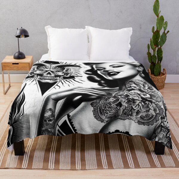 Item preview, Hot Tattooed Pin-up designed and sold by PulpVintage.
