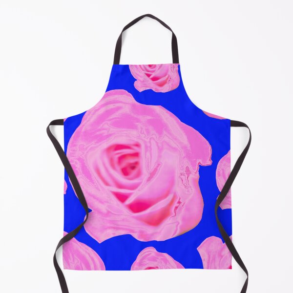 Artikelvorschau, Rosa Rosen auf blauem Hintergrund - Rosa Rosenfotografie entworfen und verkauft von Victoria Rose.