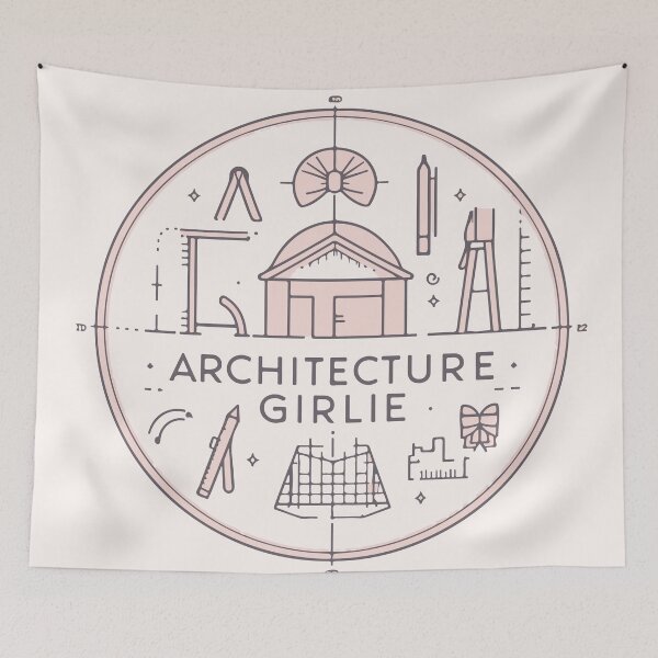Item preview, Architecture Girlie designed and sold by thegirlyshoppe.