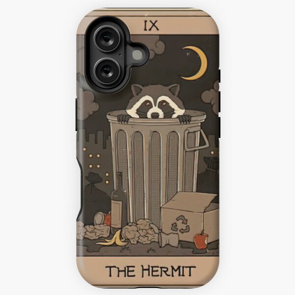 Vista previa del artículo con la obra «Mapache de cuentos de tarot caprichosos», diseñado y vendido por BurrellShop843.