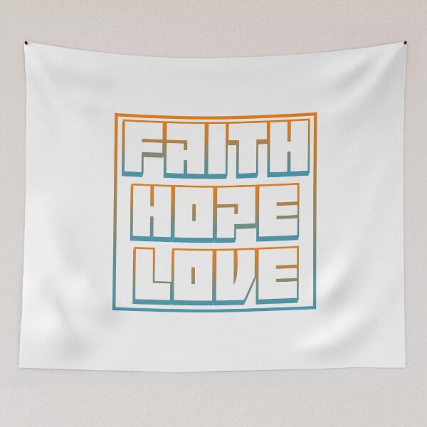 Item preview, Faith Hope Love Christian designed and sold by CreativeStrike.