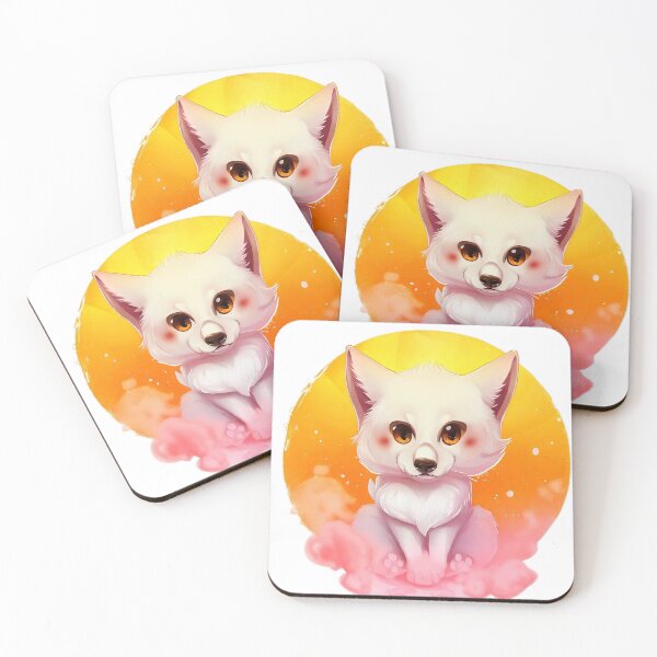 Item preview, Watercolor Cute baby wolf designed and sold by ArtandSmile.