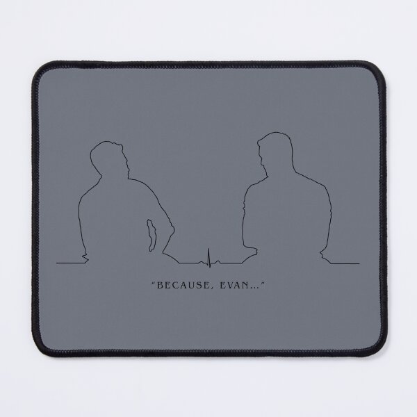 Item preview, Buddie 9-1-1 “Because, Evan…” (Will Scene) Merch [uppercase black font] designed and sold by romanticwonder.