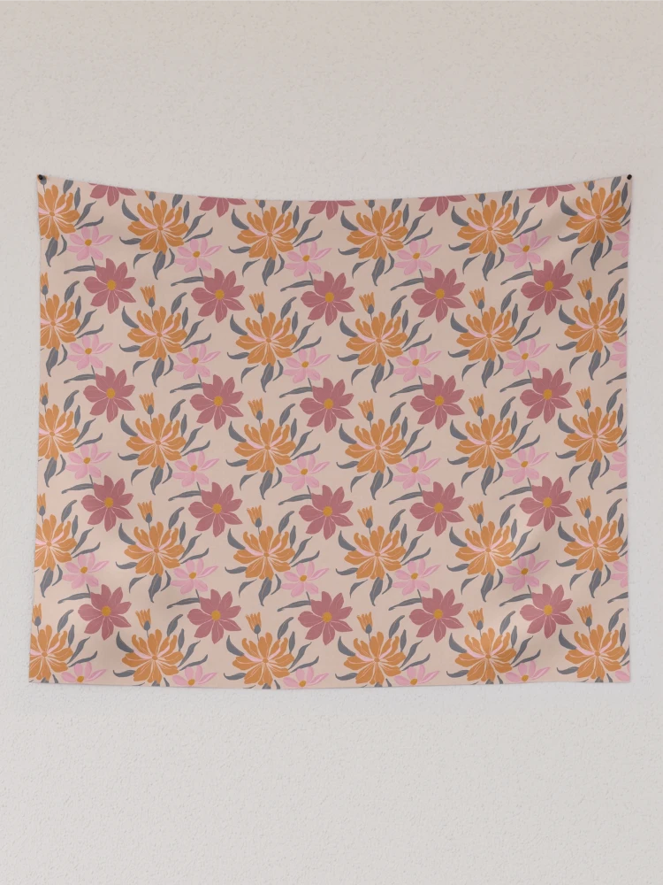 Thumbnail 2 of 3, Tapestry, Spring Flower Pattern Design - Seamless Pattern designed and sold by patternjp.