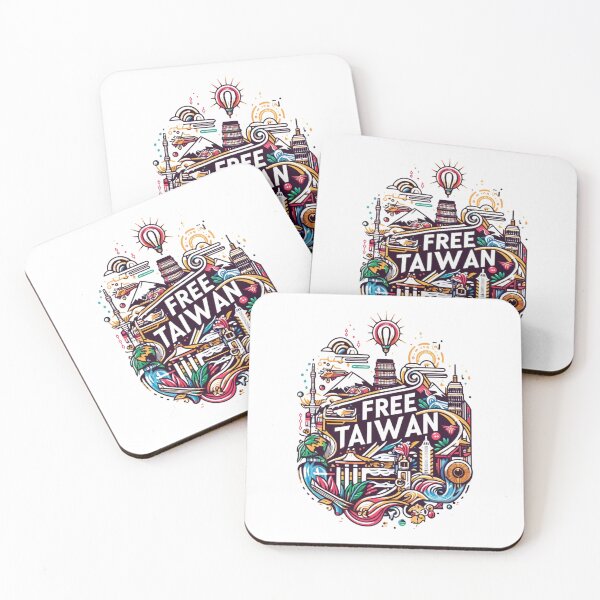 Item preview, Vibrant Free Taiwan Emblem Artwork designed and sold by Places On Earth.
