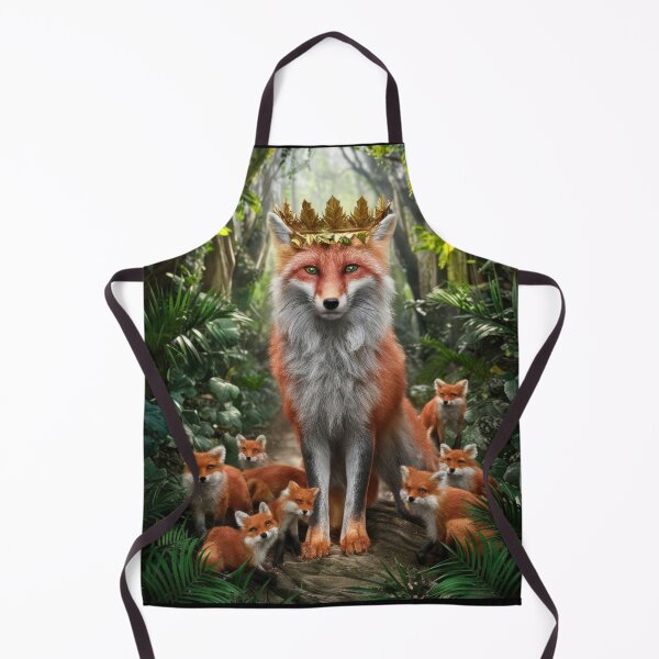Artikelvorschau, Fuchsporträt. Fuchskönig entworfen und verkauft von FoxVibes.