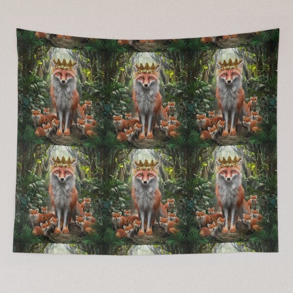 Item preview, Fox Portrait. Fox king designed and sold by FoxVibes.