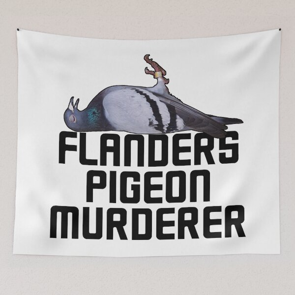 Item preview, Flanders Pigeon Murderer vers.1 designed and sold by loganferret.