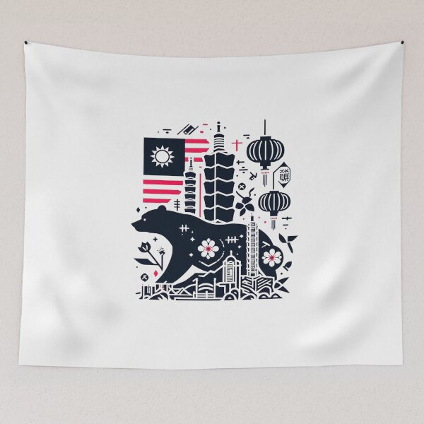 Item preview, Artistic Freedom Bear-  Free Taiwan Independence  designed and sold by Places On Earth.