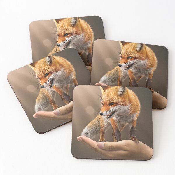 Artikelvorschau, Fuchsporträt. Wilder Fuchs, handtellergroß entworfen und verkauft von FoxVibes.