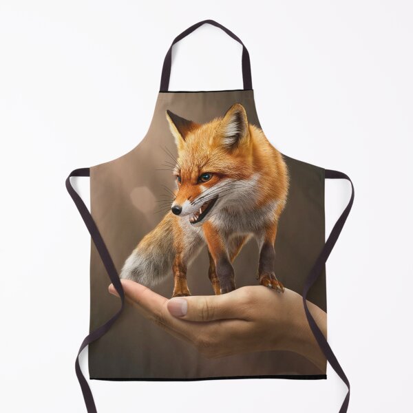 Artikelvorschau, Fuchsporträt. Wilder Fuchs, handtellergroß entworfen und verkauft von FoxVibes.