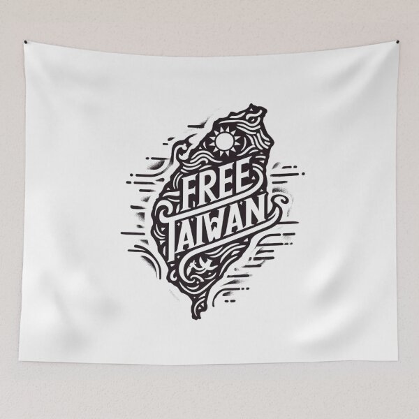 Item preview, Electric Free Taiwan Map designed and sold by Places On Earth.
