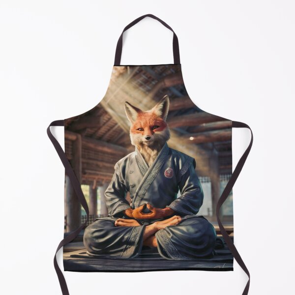 Artikelvorschau, Fuchsporträt. Meditation im Tempel entworfen und verkauft von FoxVibes.