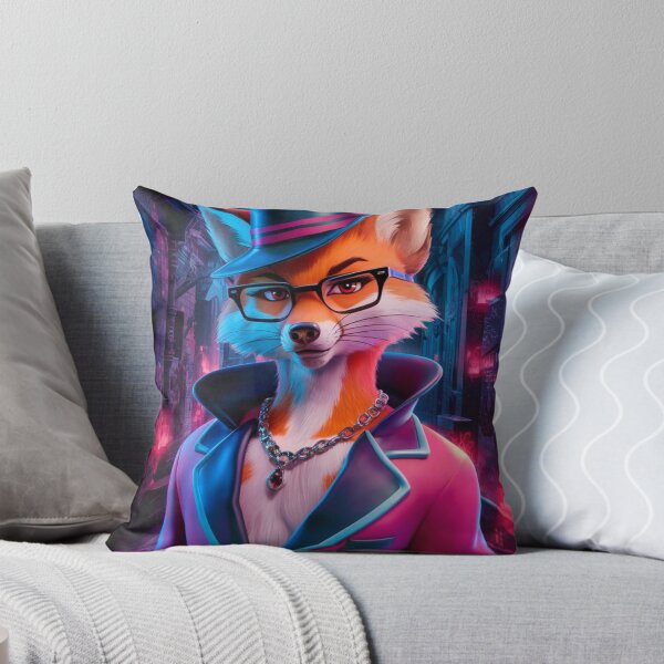 Item preview, Fox Portrait. hip-hop style, cyberpunk style, graffiti fashion designed and sold by FoxVibes.