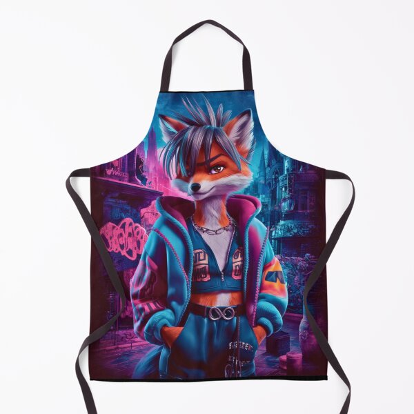 Item preview, Fox Portrait. hip-hop style, cyberpunk style, graffiti fashion designed and sold by FoxVibes.
