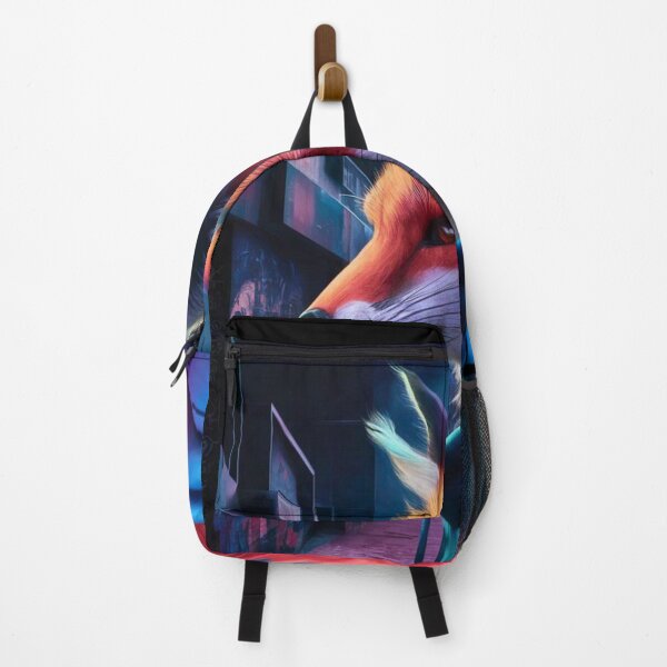 Item preview, Fox Portrait. hip-hop style, cyberpunk style, graffiti fashion designed and sold by FoxVibes.