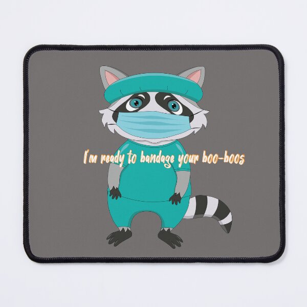 Item preview, Cute Surgeon raccoon designed and sold by atedesigns.