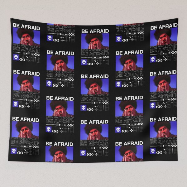Item preview, Be afraid | Black Background designed and sold by RM-Journey.