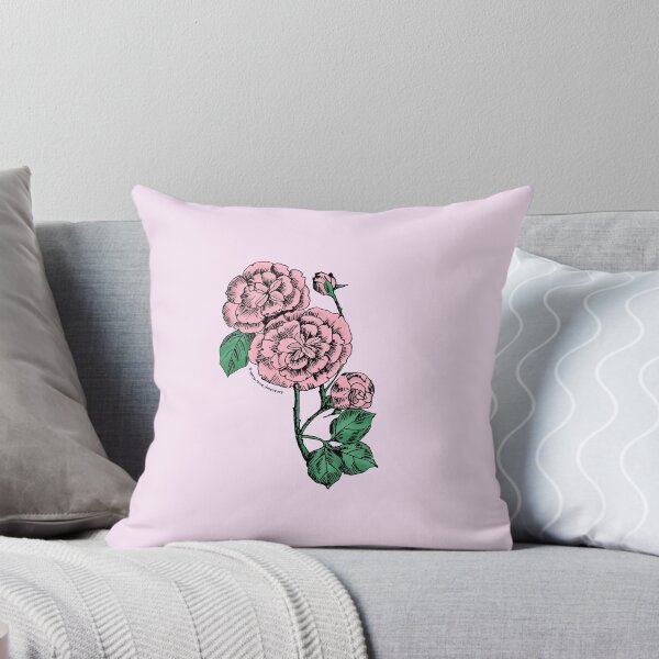 Item preview, Light Pink Pompon Rose Bloom Double 16-25 Petals In 3+ Rows designed and sold by zenithcreative.