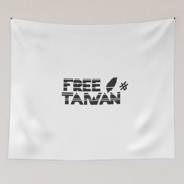 Item preview, Typographic Taiwan Free designed and sold by Places On Earth.