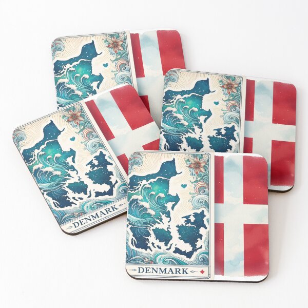 Item preview, Denmark Map designed and sold by vectcd.