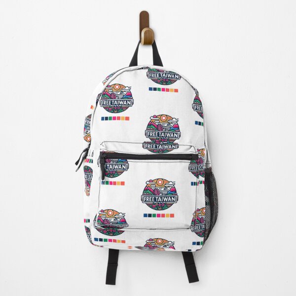 Item preview, Colorful Free Taiwan Landscape Badge designed and sold by Places On Earth.
