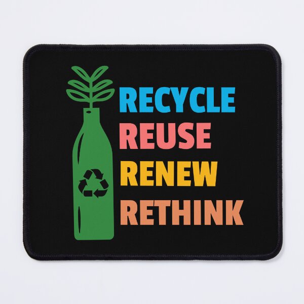 Item preview, Recycle Reuse Renew Rethink designed and sold by 87-Aesthetics.