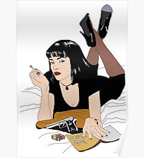 Pulp Fiction - With colours Poster