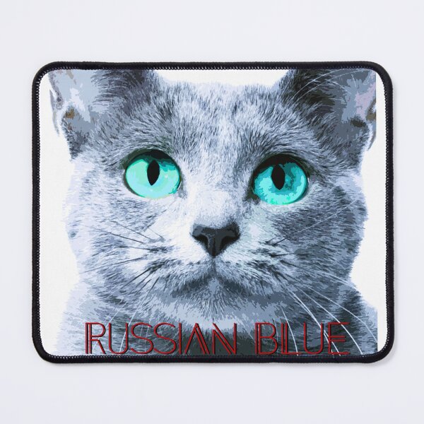 Item preview, CAT RUSSIAN BLUE designed and sold by happypetarts.