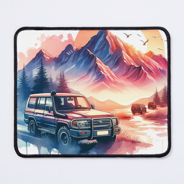 Item preview, Watercolor Prado Mountain Sunset designed and sold by vectcd.