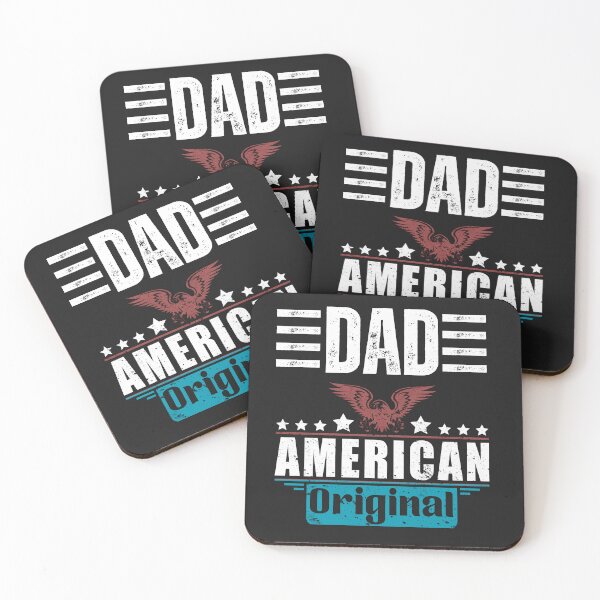Item preview, Grunge Texture Dad American Original Design With Eagle designed and sold by AlienOccupation.