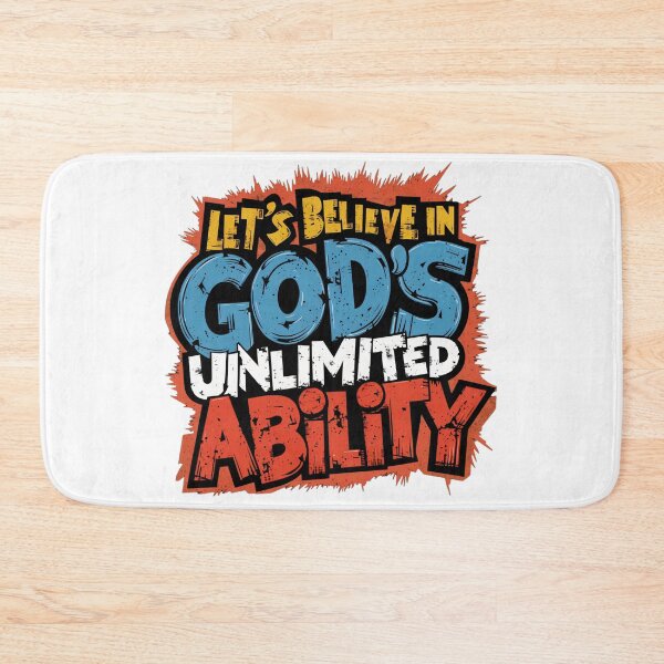 Item preview, Let's Believe in God's Unlimited Ability designed and sold by DesignEssenceH.