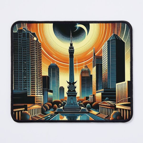 Item preview, Solar Eclipse Indianapolis 2024 designed and sold by Lowtech.