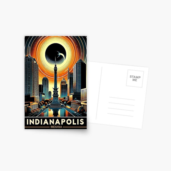 Item preview, Solar Eclipse Indianapolis 2024 designed and sold by Lowtech.