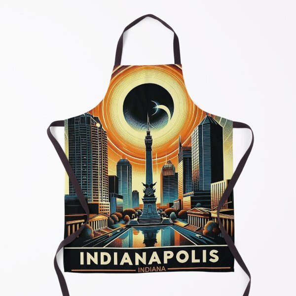 Item preview, Solar Eclipse Indianapolis 2024 designed and sold by Lowtech.