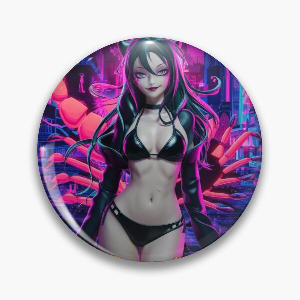 Item preview, Scorpio Zodiac, whimsical lady, Scorpio girl, cosmos goddess, sexy girl, cyberpunk style, hip-hop style designed and sold by ZodiacWonders.