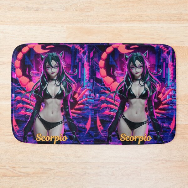 Item preview, Scorpio Zodiac, whimsical lady, Scorpio girl, cosmos goddess, sexy girl, cyberpunk style, hip-hop style designed and sold by ZodiacWonders.