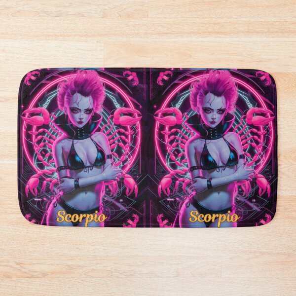 Item preview, Scorpio Zodiac, whimsical lady, Scorpio girl, cosmos goddess, sexy girl, cyberpunk style, hip-hop style designed and sold by ZodiacWonders.