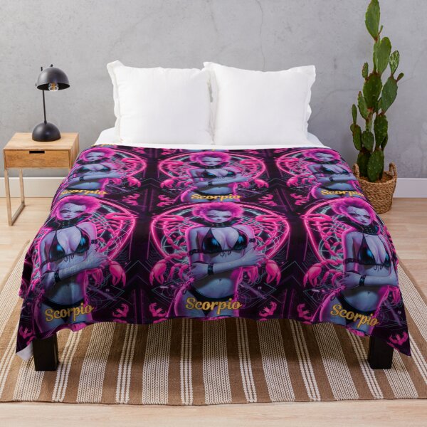 Item preview, Scorpio Zodiac, whimsical lady, Scorpio girl, cosmos goddess, sexy girl, cyberpunk style, hip-hop style designed and sold by ZodiacWonders.