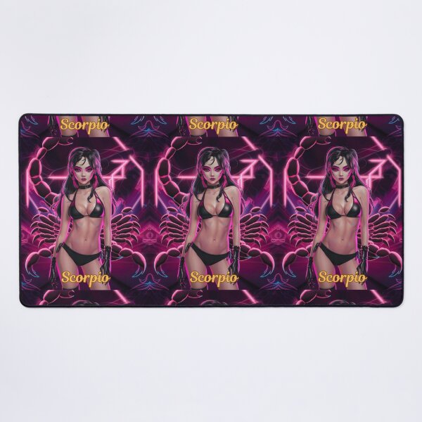 Item preview, Scorpio Zodiac, whimsical lady, Scorpio girl, cosmos goddess, sexy girl, cyberpunk style, hip-hop style designed and sold by ZodiacWonders.
