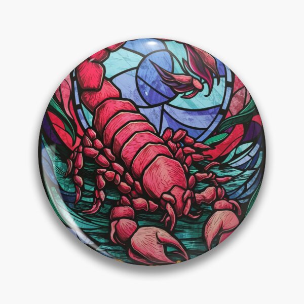 Item preview, Scorpio Zodiac, stained glass designed and sold by ZodiacWonders.