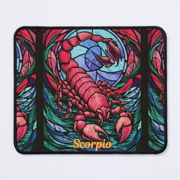 Item preview, Scorpio Zodiac, stained glass designed and sold by ZodiacWonders.