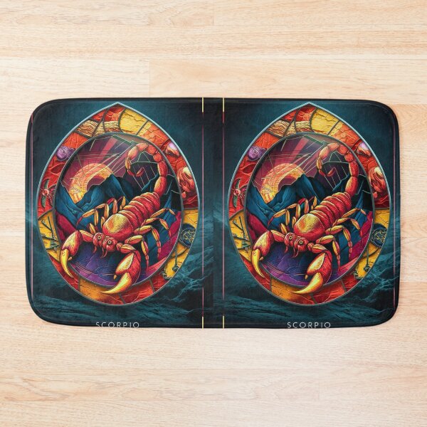 Item preview, Scorpio Zodiac, stained glass designed and sold by ZodiacWonders.