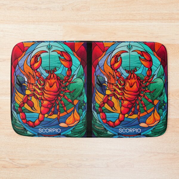 Item preview, Scorpio Zodiac, stained glass designed and sold by ZodiacWonders.